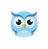 Basic English Lessons owl logo